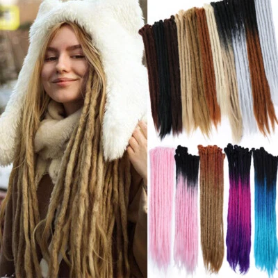 50cm/60cm wie Echthaar Dreadlocks 100% Handmade Hair Dreads Haarverlängerungen - Bild 1 von 4