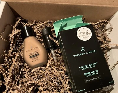 Vincent Longo Liquid Canvas Healthy Fluid Soft Matte Foundation Medium Beige 05 - Image 1 of 3