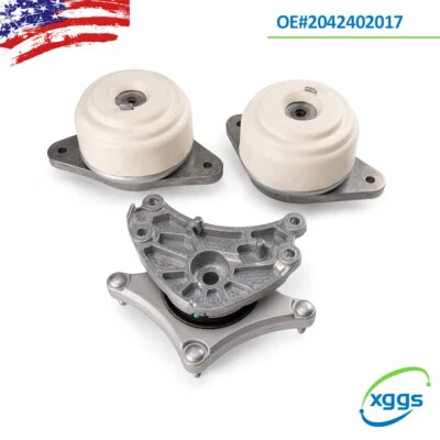 3x 2042402017 Engine Motor & Transmission Mount For Mercedes-Benz E350 2010-2016 - Image 1 of 4