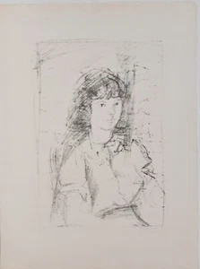 Willem Grimm / Lithografie /Jutta /handsigniert - Picture 1 of 3