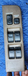 91-97 TOYOTA LAND CRUISER FJ80 FZJ80 INTERRUPTOR DE VENTANA ELÉCTRICA PRINCIPAL DELANTERO IZQUIERDO OEM - Imagen 1 de 9