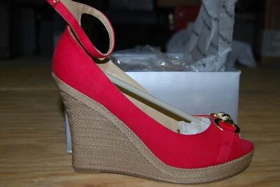 Wild Diva Mirna-01 Lona 4 1/2" Tacón Alto Cuña Nuevo en Caja S3981 Foto 1 de 4