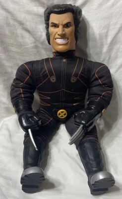 X-MEN 2000 MARVEL TOY BIZ TALKING WOLVERINE ACTION FIGURE 20" DOLL  - Image 1 of 4
