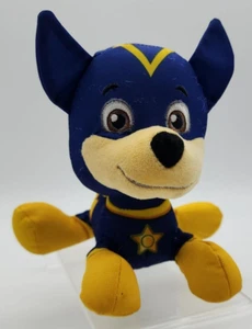 Nickelodeon Paw Patrol Chase Plush Brown 6" Floppy Puppy Dog Nylon Spinmaster - Picture 1 of 8