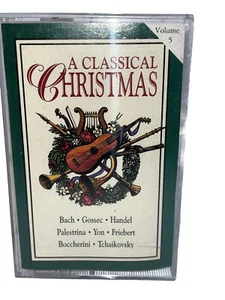 A Classical Christmas Volume 5 Cassette Tape Bach Handel Tchaikovsky A406 - Imagen 1 de 6
