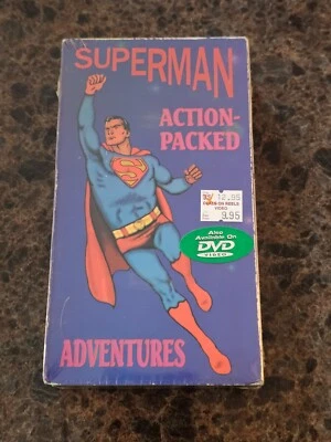 BRAND NEW Superman Action Packed Adventures (VHS, 1994) RARE Sealed OOP - Image 1 of 4