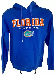 UNIVERSITY OF FLORIDA GATORS HOODIE BLUE HOODED JACKET ADULT SIZE MEDIUM - Picture 1 of 7