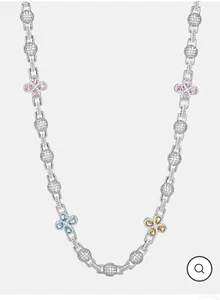8MM PEAR MOISSANITE ROLO CHAIN - Picture 1 of 5