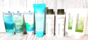 Champú/acondicionador y loción Paradise tamaño de viaje Oasis Spa lote mixto de 8 - Imagen 1 de 4