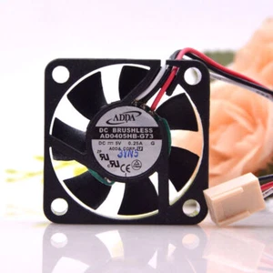 ADDA AD0405HB-G73 DC5V 0.25A 4CM 40*40*10MM 3Pin Cooling Fan - Picture 1 of 4