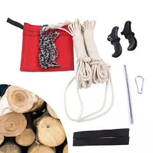 48" High Reach Limb Handkettensäge Kit w/ Seilwurf Gewichtstasche 65 Manganstahl - Bild 1 von 12