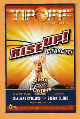 Boston Celtics Cleveland Cavaliers Playoffs GM6 2008 Programa LeBron James Foto 1 de 4
