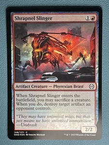 MTG Shrapnel Slinger Foil ONE NM - Picture 1 of 1