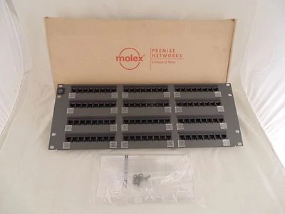 Molex Mod-Tap PID-00006 96 Port Powercat 568A Patch Panel NEW 45-5 - Image 1 of 3