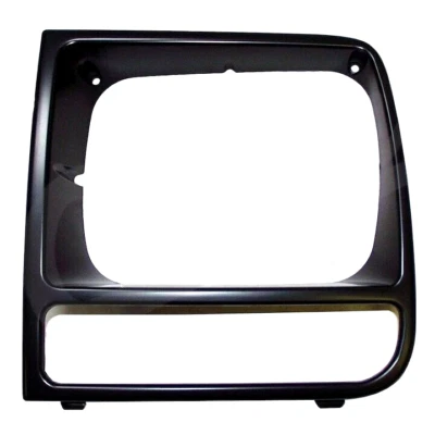 Bisel de faros automotrices Crown negro-izquierdo para Jeep Cherokee XJ 1997-2001 Foto 1 de 4