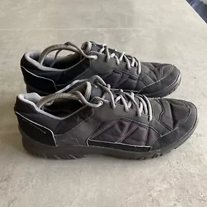 Quechua Decathlon NH100 schwarze Herren Wanderschuhe Canvas HikinG UK 10 - Bild 1 von 6