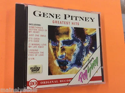 Gene Pitney Greatest Hits RARE (CD, 1989, Memory Pop Shop) Tested! Works! - Image 1 of 2