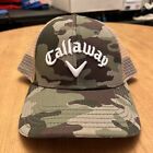 Callaway Trucker Hat X2 Hot Camo Camouflage Adjustable Golf Cap Mesh Snapback