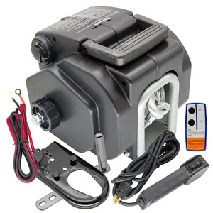 12V 5000LBS Elektrische Seilwinde mit Fernbedienung für Boot ATV Trailer Truck - Bild 1 von 10