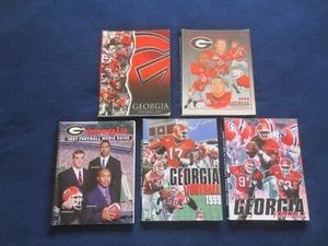 5 Georgia Bulldogs Football Media Guides 1997, 1999, 2000, 2001, 2004 SEC Athens - Picture 1 of 6