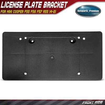 Front License Plate Bracket for Mini Cooper F55 F56 F57 R55 R57 R58 R59 14-21 - Image 1 of 4
