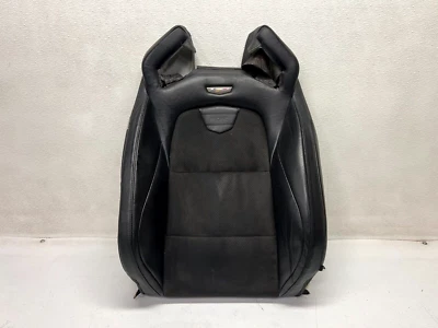 2016 CADILLAC ATS COUPE FRONT LEFT RECARO UPPER SEAT CUSHION BLACK, OEM LOT3498 - Изображение 1 из 4