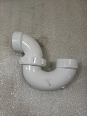 Canplas 193211N PVC DWV P-Trap with Union, White, 1-1/2"