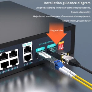 10G SFP Module Single Mode Dual LC Connector 1310nm Optical Fiber Module - Zdjęcie 1 z 19