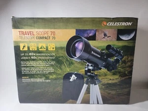 Celestron 70mm Travel Scope Portable Refractor Telescope With Backpack - Picture 1 of 12