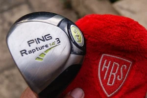 1i PING Rapture  Men 14* 3 Wood Graphite Aldila 85R Regular LEFT H New Grip - Picture 1 of 7