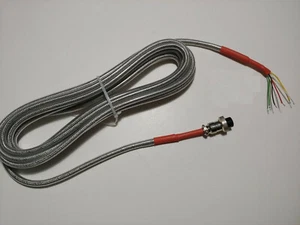 16' Stainless Steel Braided 20AWG 5 conductors for weight floor scale Indicator - Picture 1 of 2