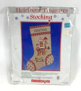 Dimensions Christmas Stocking Heirloom Treasures Cross Stitch Kit 8351 - Bild 1 von 4
