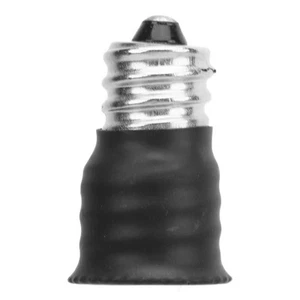 (Schwarz) E14 Auf E12 Glühlampenadapter E12 Auf E14 Konverter Wärmebeständig FO - Afbeelding 1 van 24