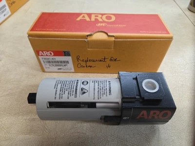 F35341-401 | Air Filter, 1/2'' NPT, 5 micron, Polycarbonate bowl, Automatic... - Image 1 of 4