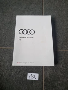 AUDI A3 S3 2019 OWNERS MANUAL HANDBOOK - Picture 1 of 4