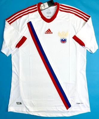 NWT RUSSIA 2012/13 M Away Adidas Football Shirt Soccer Jersey Rossiya Top Kit - Image 1 of 4