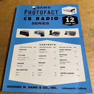 SAMS Photofact CB Radio Series Manual CB 12 January 1967 - Picture 1 of 1