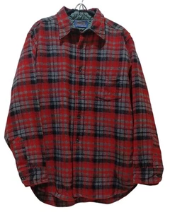Vintage Pendleton kariertes Herrenhemd 100 % Wolle Knopfleiste Large USA Heritage *WIE BESEHEN* - Bild 1 von 9