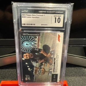 Lewis Hamilton - Topps Now F1 2021 #008 100th Pole - Formula One - CGC 10 - Picture 1 of 3