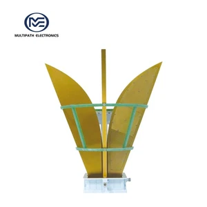 Antenna corno a banda larga, doppia polarizzata, da 0,35 GHz a 2 GHz, 10 dBi, N femmina - Foto 1 di 22