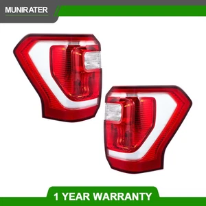 Driver+Passenger Side Halogen Tail Lights For Ford Expedition 2018-2021 Red Lens - Picture 1 of 13