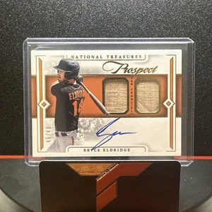 2025 National Treasures Bryce Eldridge On-Card Dual Relic Autograph SP #d 45/49 - Picture 1 of 1