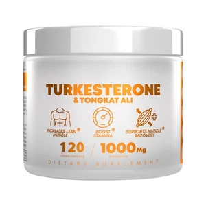 Turkesteron 1000mg (120 Kapseln) Nahrungsergänzung für schlanke Muskelwachstum & Regeneration Neu - Bild 1 von 12