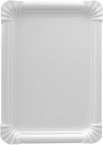 Papstar Piatti di Carta 250 Pezzi Angolari 16,5x20 cm Bianco Fibra Fresca Biodegradabile - Foto 1 di 13