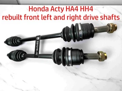 for Honda Acty 4WD HA4 HH4 Rebuilt Front Drive Shaft Left/Right set MINI KEI JDM Foto 1 de 4