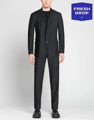 PVP €960 NEIL BARRETT IT50 US40 L Traje de Lana Sencillo Pecho Hecho en Italia Foto 1 de 4