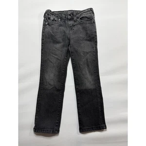 True Religion Youth Boys Adj Waist Geno Relaxed Slim Gray Jeans - Size 6 (23x19) - Picture 1 of 6