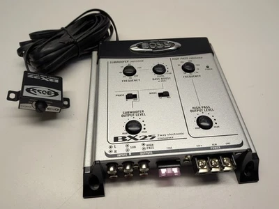 Old School Boss Audio Systems Bx25 2-Way Electronic Crossover w/OEM Bass Knob - Image 1 of 4