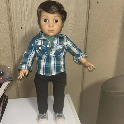 Muñeca Everett Boy American Girl LOGAN con traje de encuentro SIN ropa interior RETIRADA Foto 1 de 4