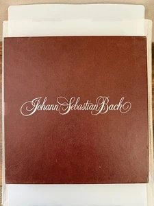 Johann Sebastian Bach Box Set 12" Vinyl Record Set 1978 Smithsonian Stereo 33RPM - Foto 1 di 24